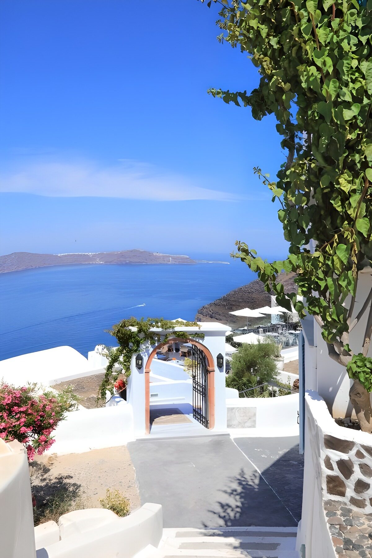 Dromerige Uitzicht op Santorini