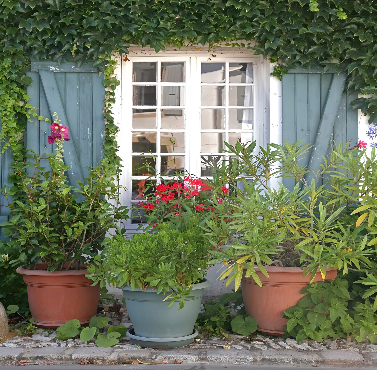 TP80223: Venster met Planten