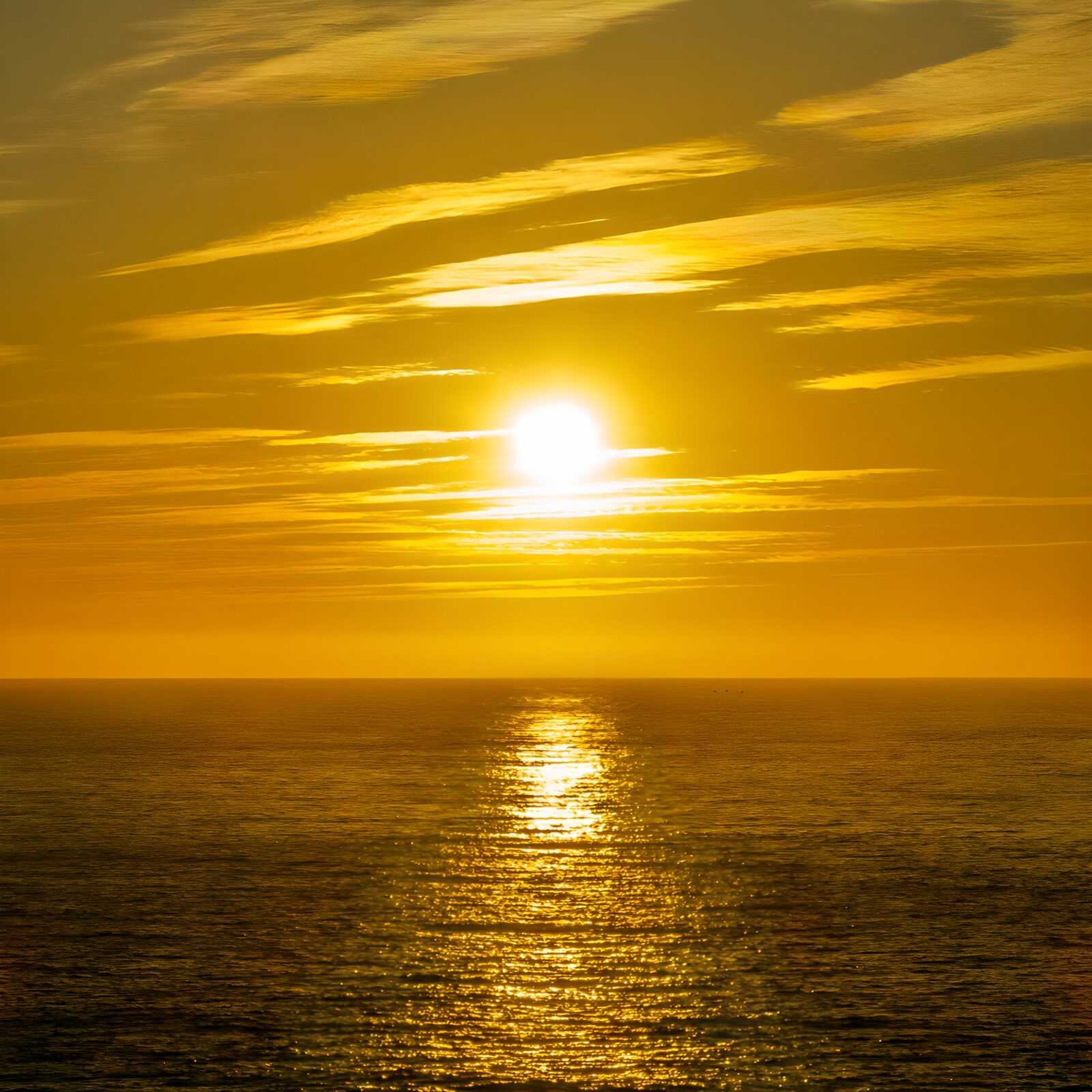 TP13967: Gouden zonsondergang boven de zee