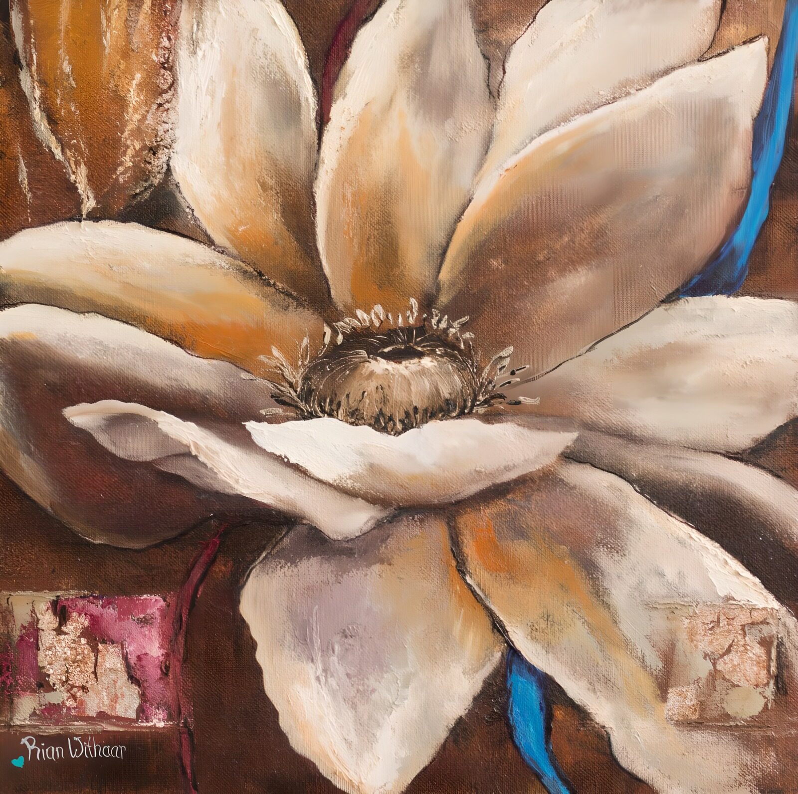 TP91767: Elegant Witte Bloem