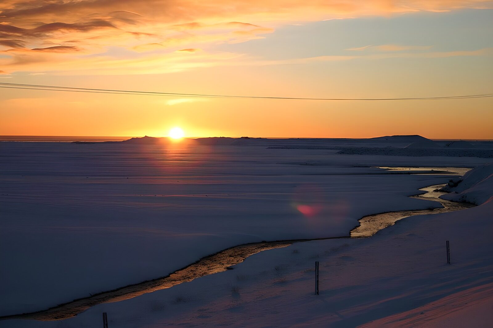 TP69638: Zonsondergang in IJsland