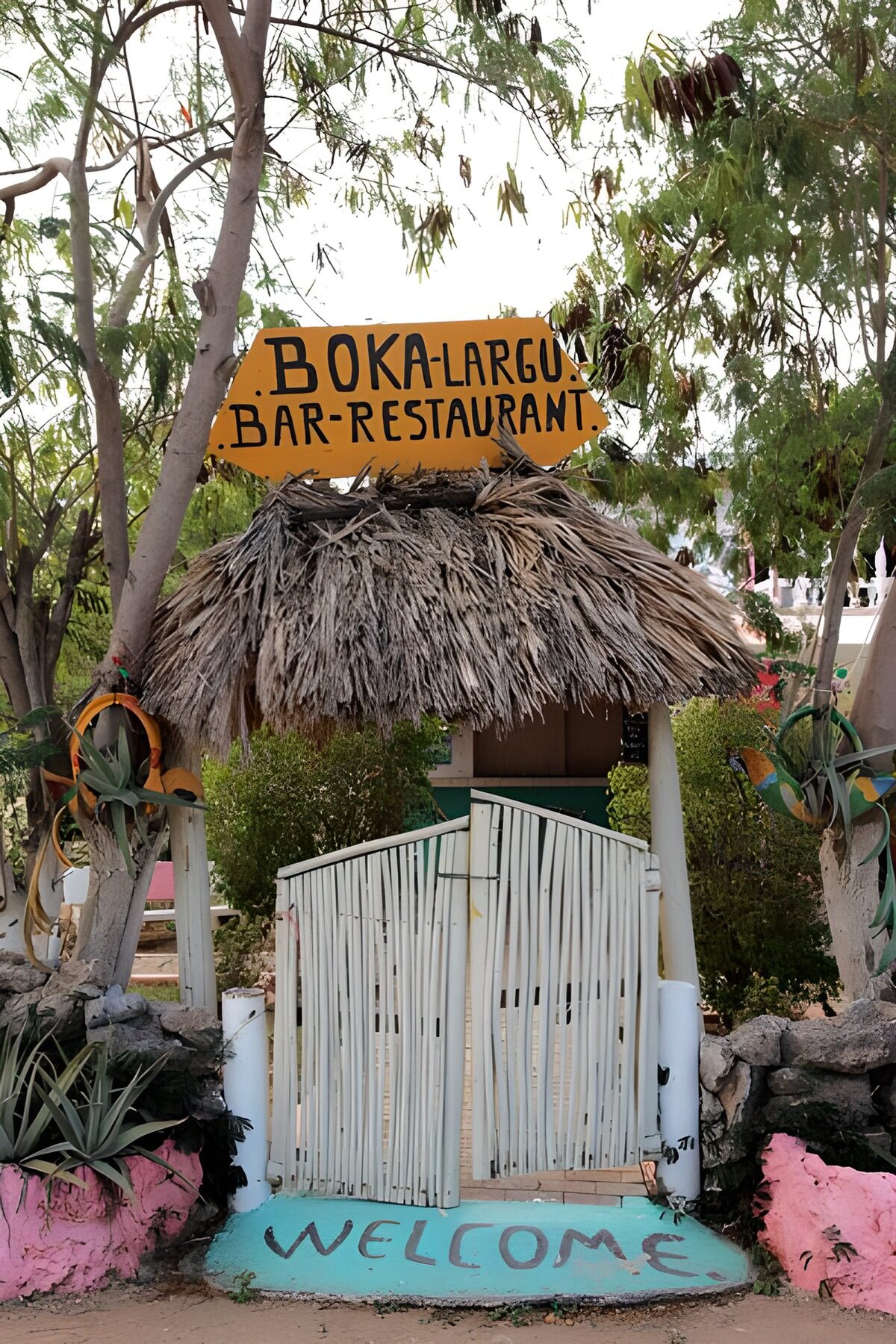 Ingang naar Caribisch restaurant versie 2