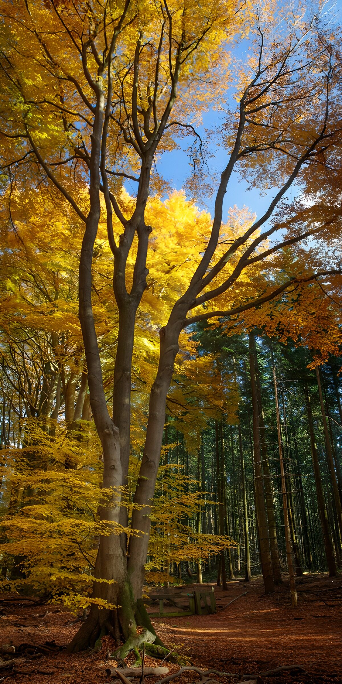 Bos in herfst 1
