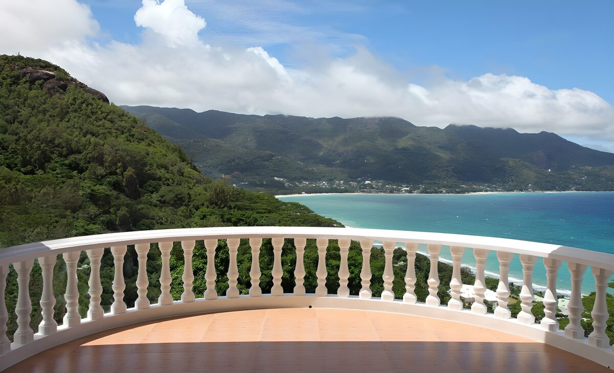 TP80539: Panorama uitzicht op de Seychellen