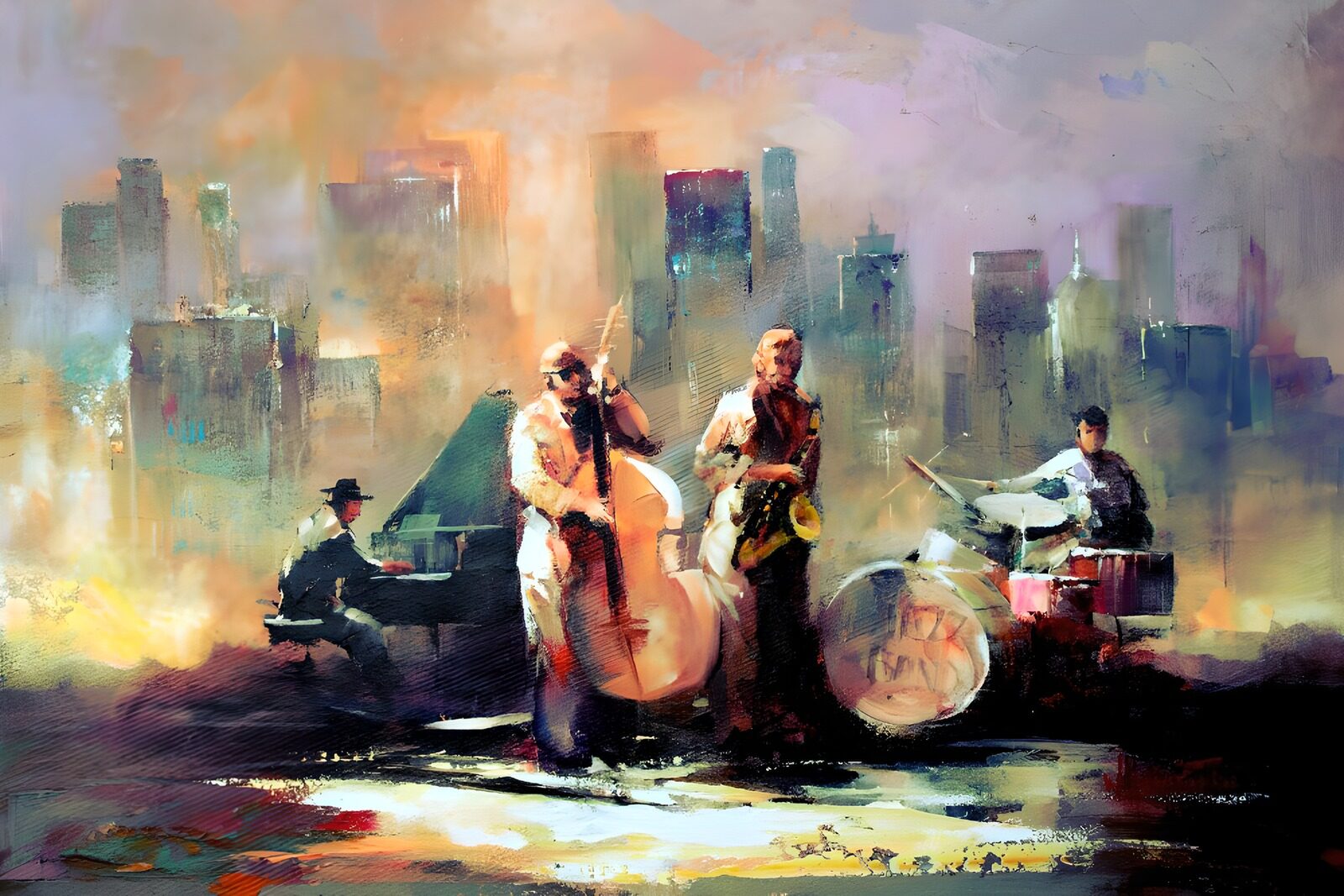TP95150: Jazzband in de Stad