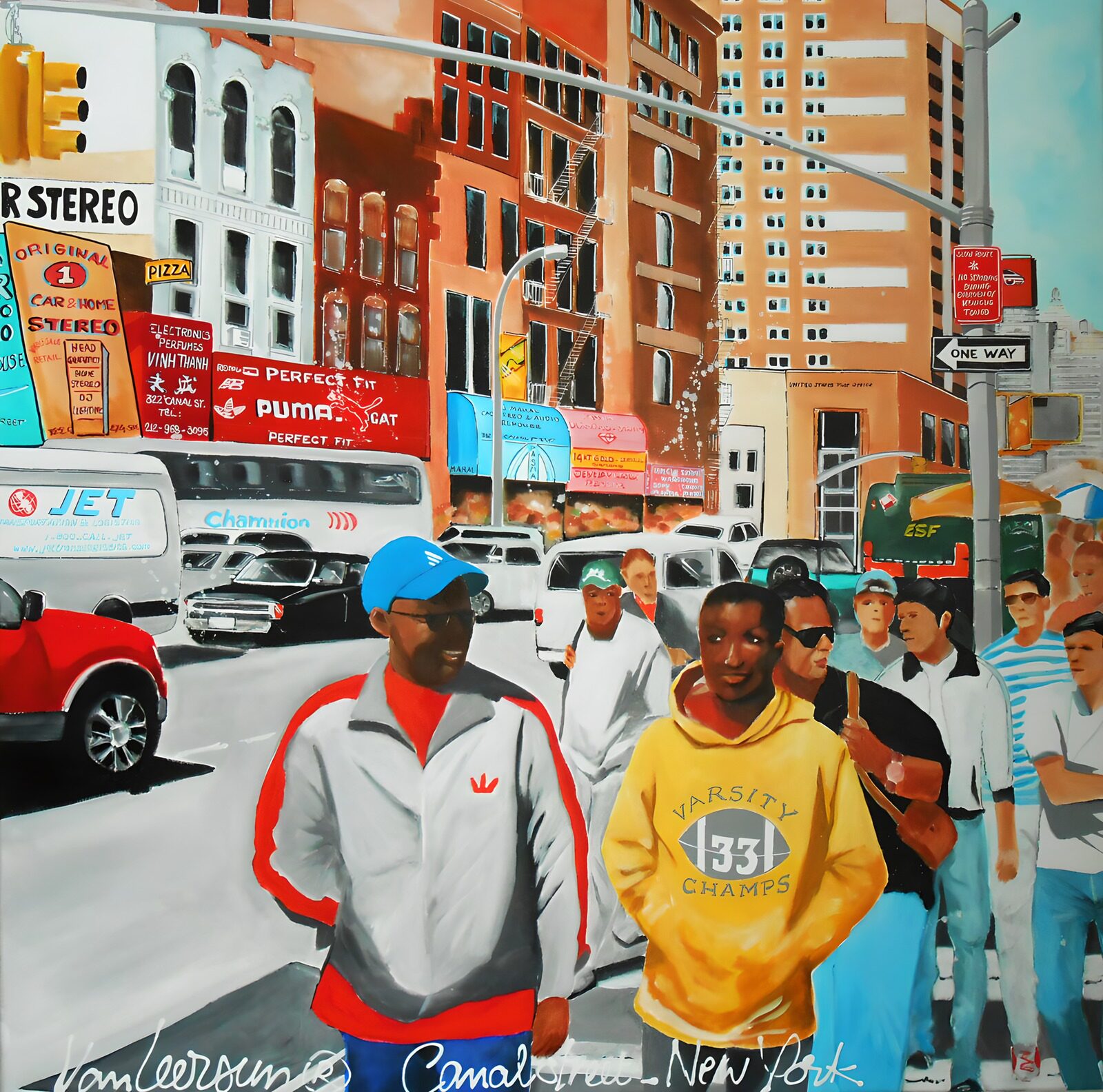 TP17328: Drukte op Canal Street, New York