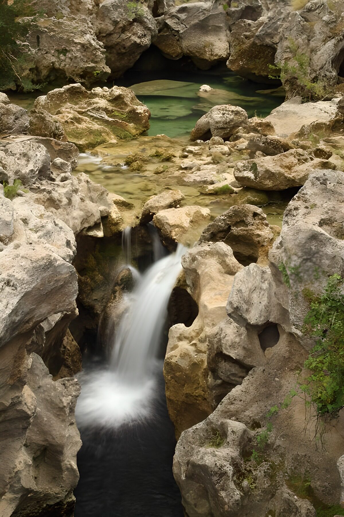 TP80976: Waterval tussen de rotsen