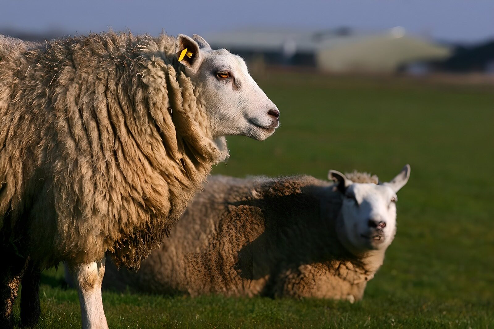 TP86875: Schapen in het groene veld