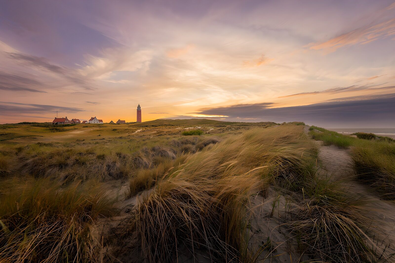 TP11456: Zonsondergang bij de vuurtoren