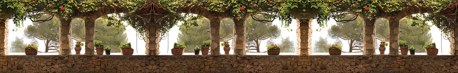 TP72643: Natuurlijke schoonheid onder een pergola
