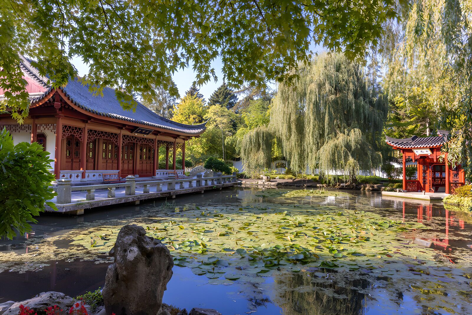 TP90406: Rustiek Chinees Tuinlandschap