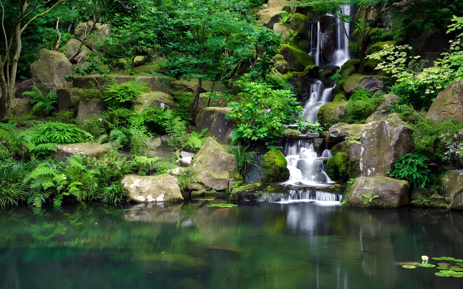 TP23850: Rustgevende watervallen in weelderige natuur