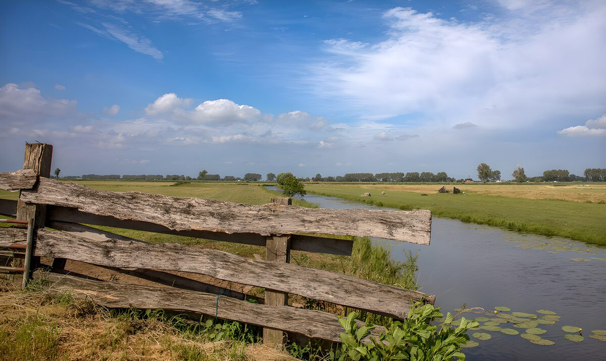 Rustige Gelderse Landschap bij de Watergang