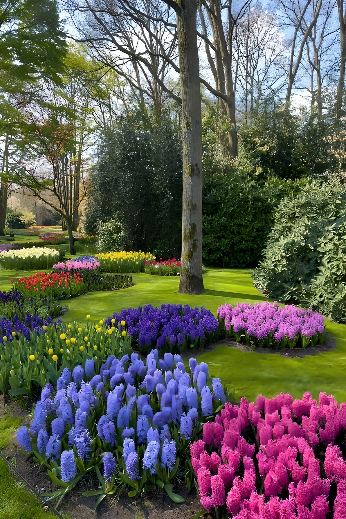 Bloementuin in de Lente