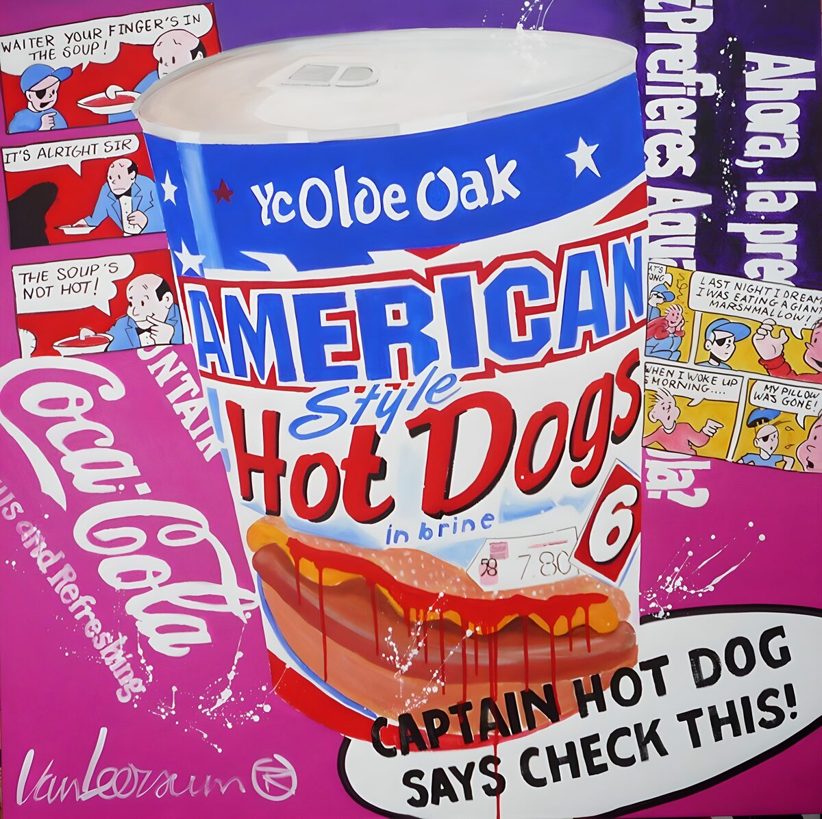 Amerikaanse Hotdogs in Blik