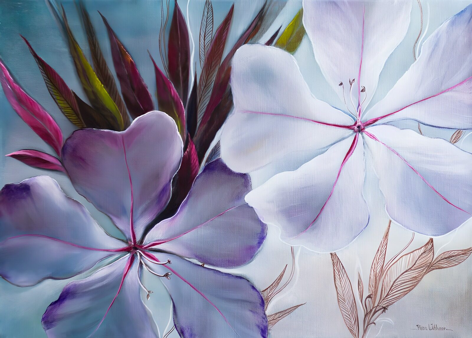 TP10628: Prachtige Bloemen in Pasteltinten