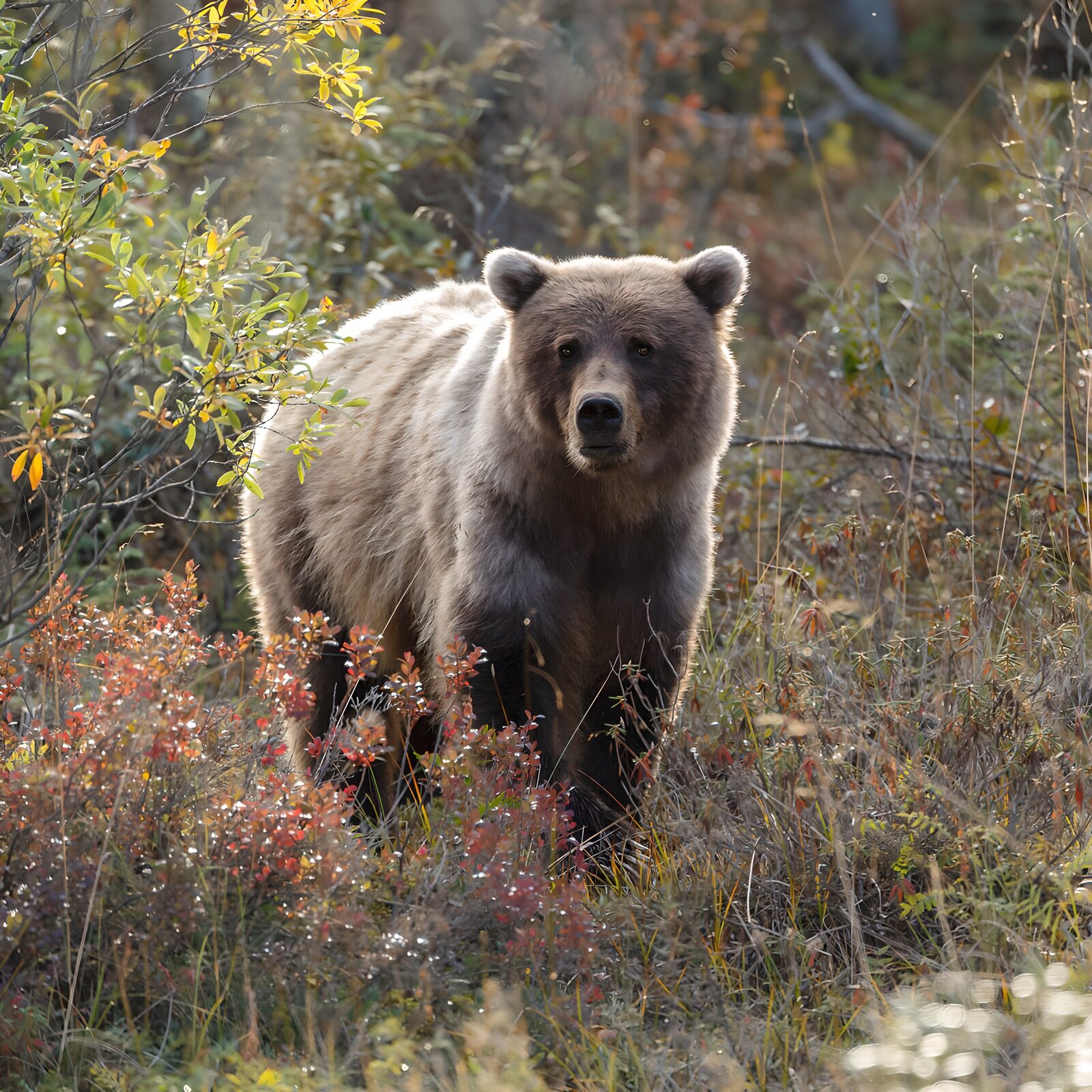 TP87723: Grizzlybeer in de mooie natuur