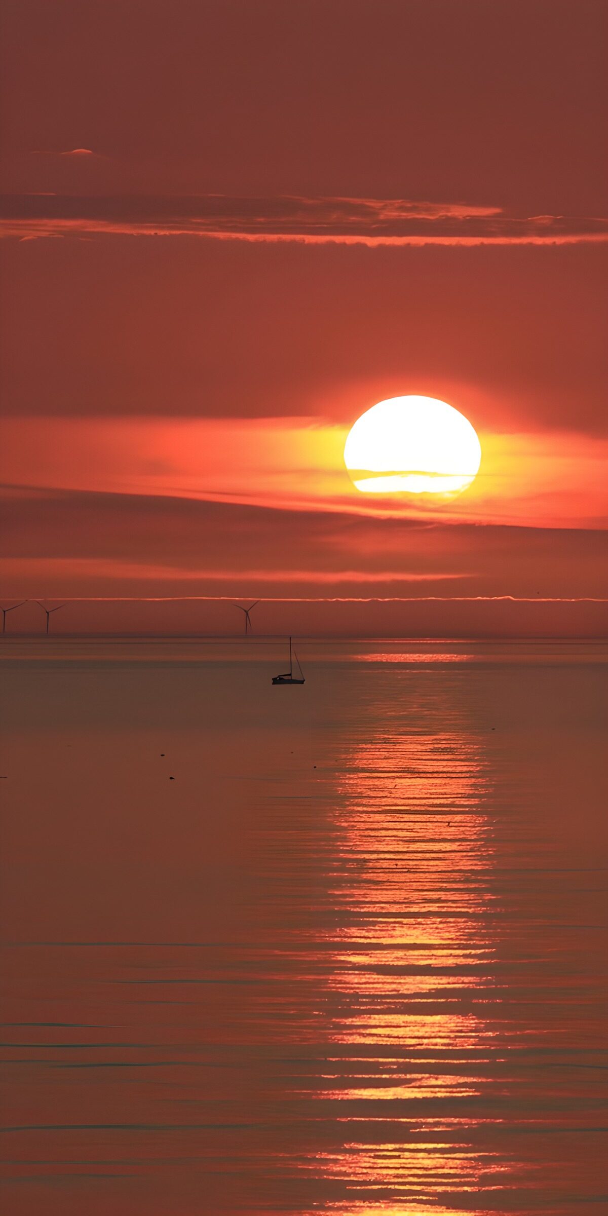 TP31126: Zonsondergang boven de Zee