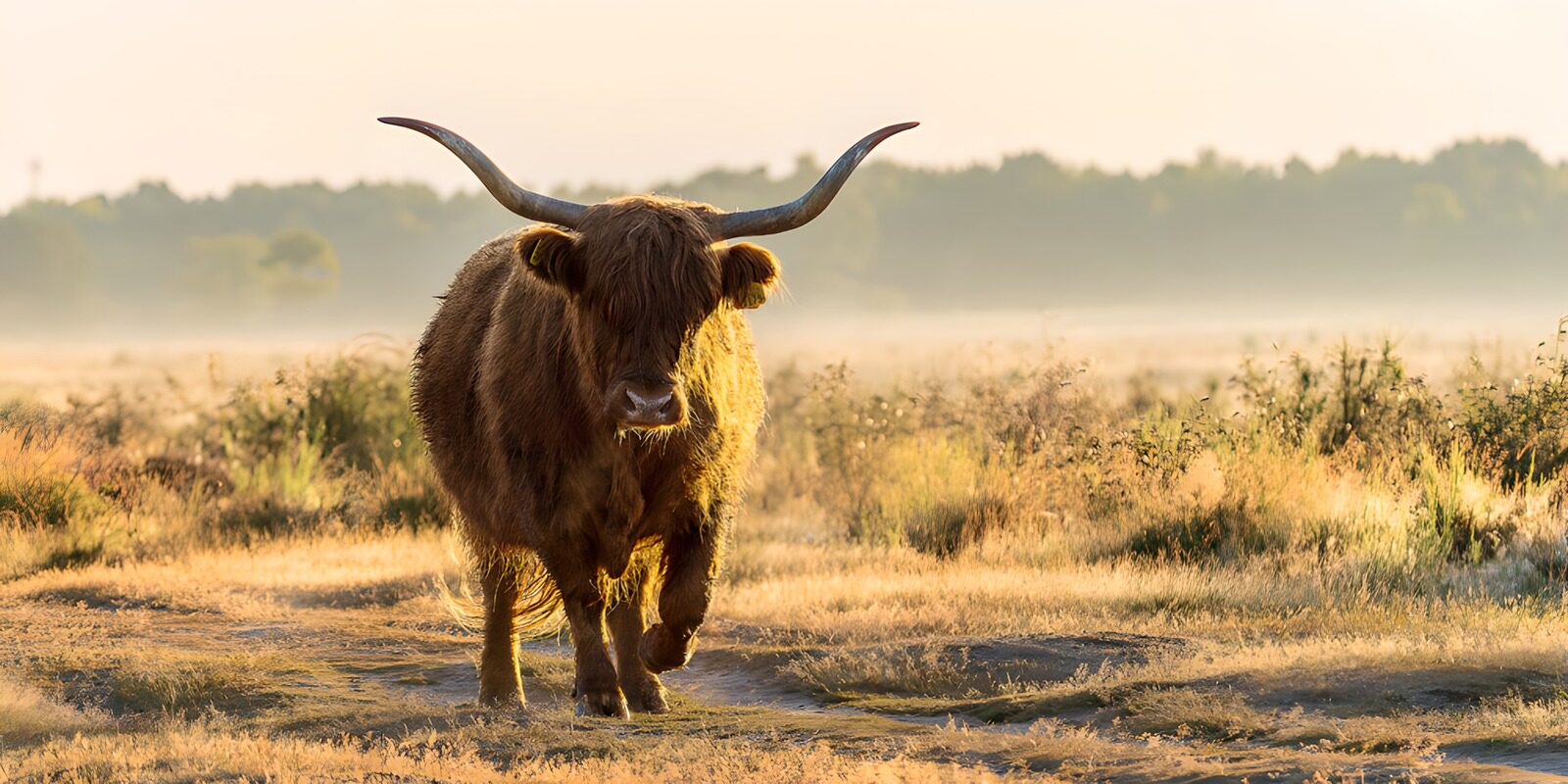 TP24188: Hoogland Rund in de Ochtendmist
