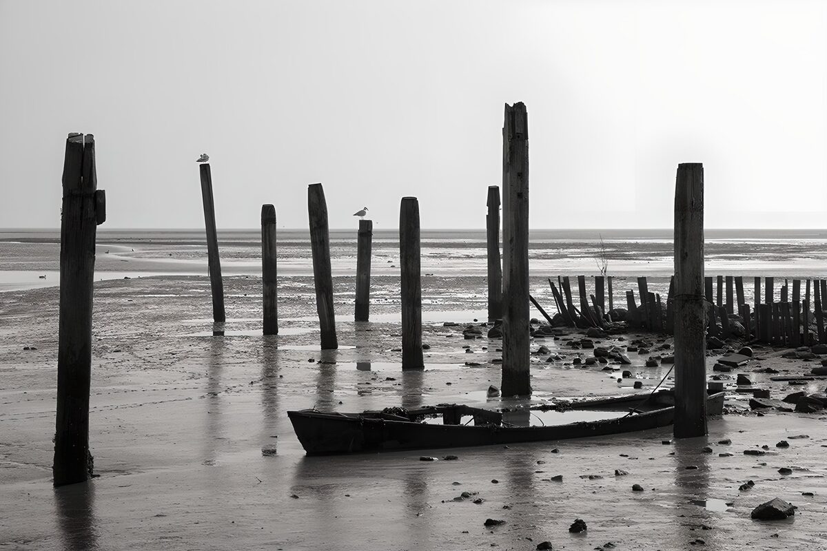 Vergeten Haven in Zwart-wit
