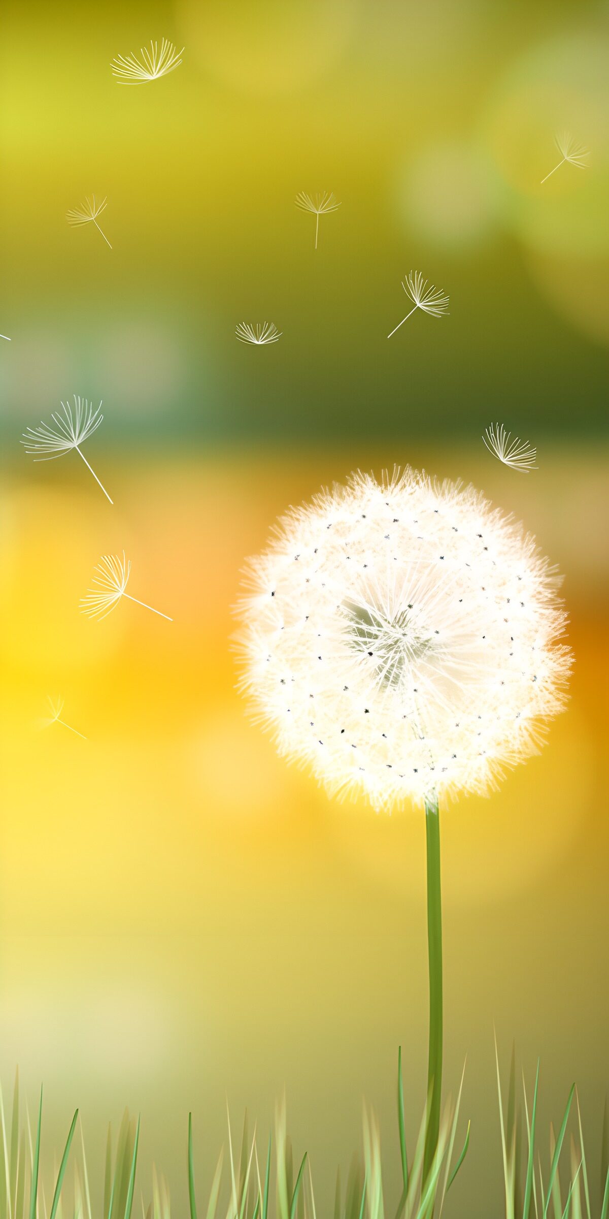 Prachtige Paardenbloem in de Lente