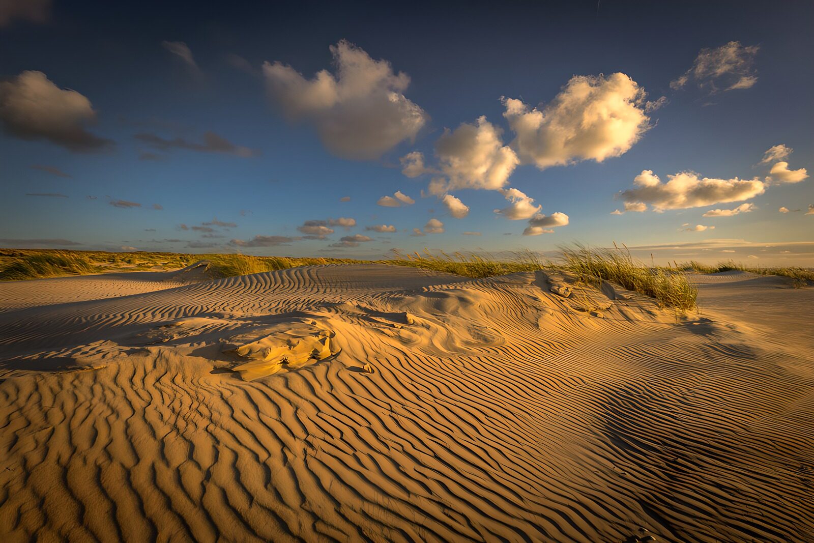 TP16545: Zandduinen onder een wolkenlucht