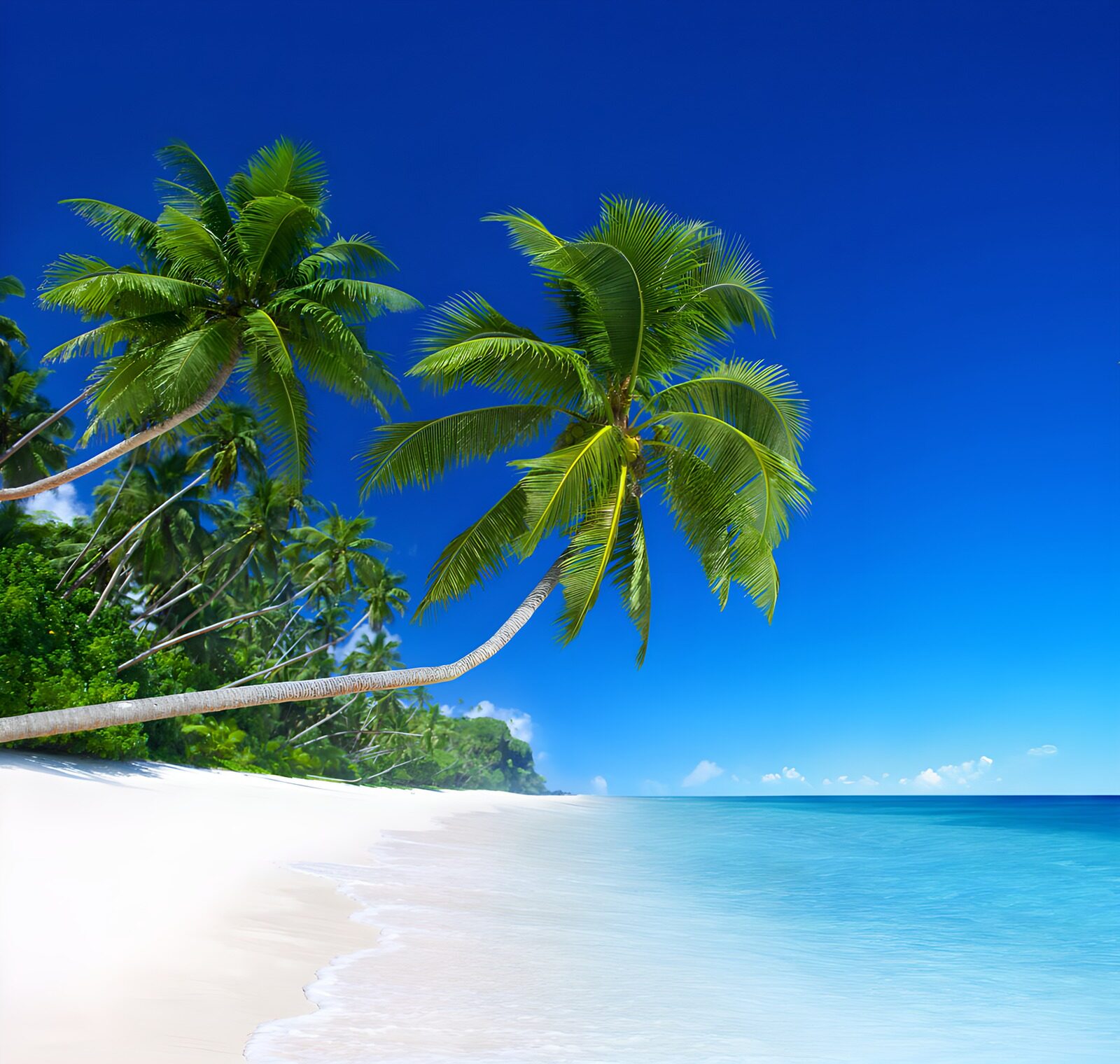 TP94554: Tropisch paradijs met palmbomen