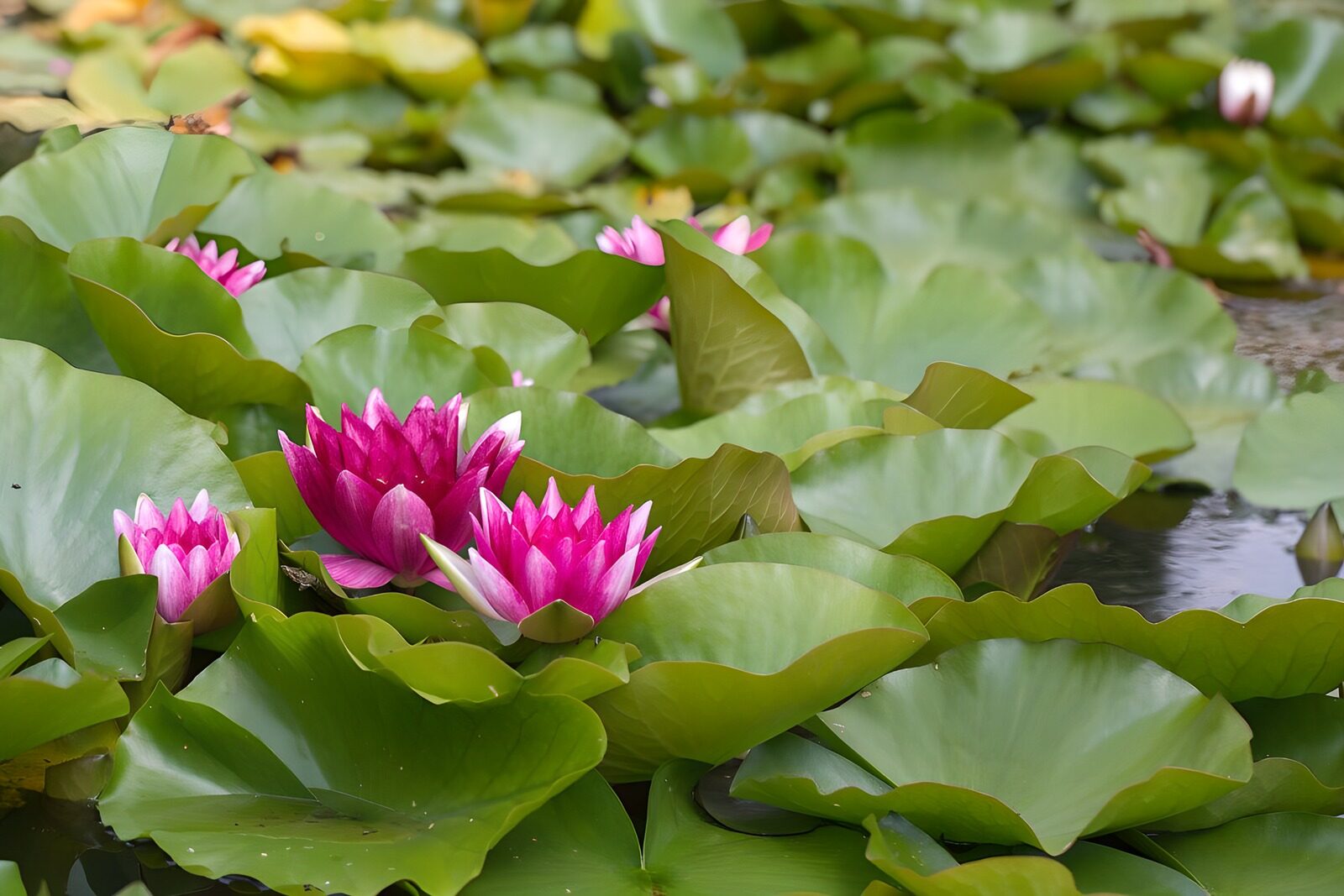 TP21332: Prachtige waterlelies in volle bloei