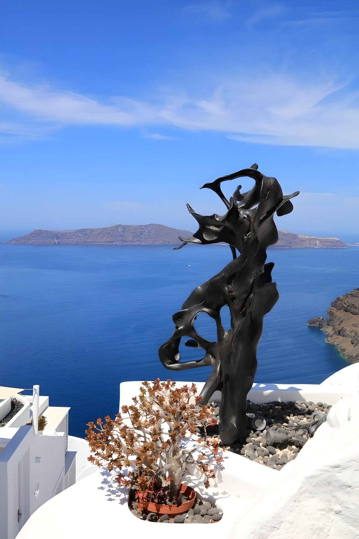 TP36114: Unieke sculptuur met uitzicht op zee