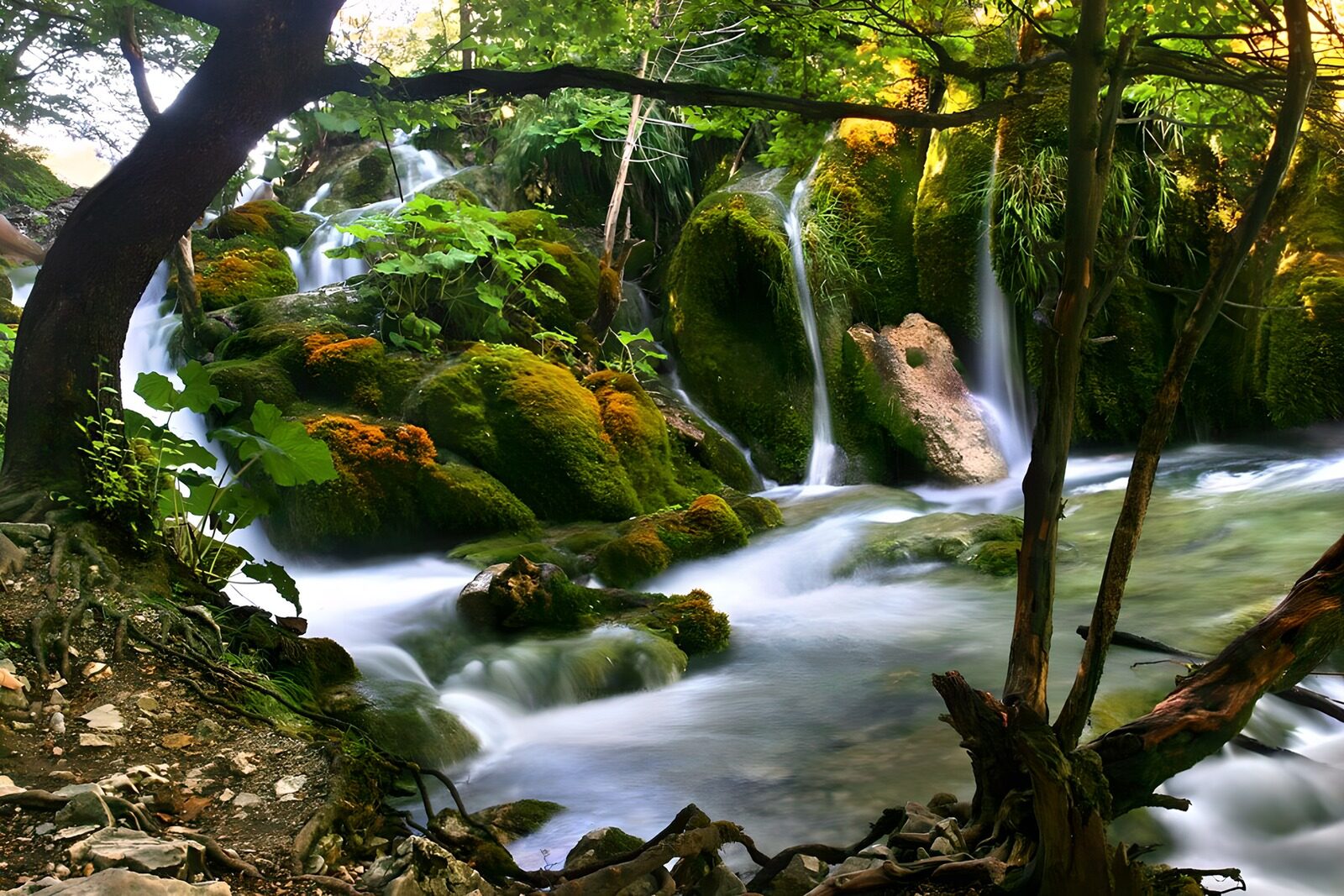TP51318: Rustige Watervallen in de Natuur