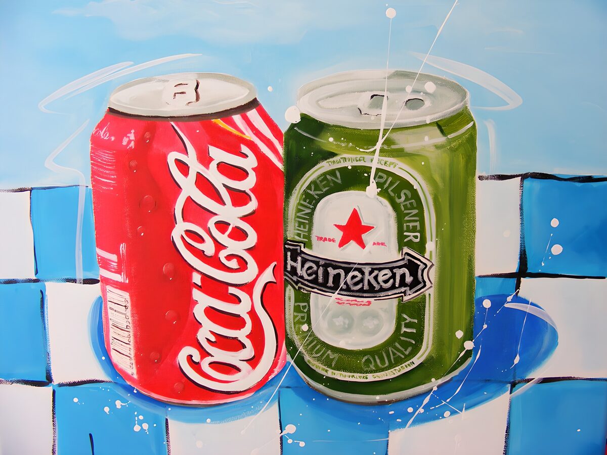 Frisdrank duo: Coca-Cola en Heineken