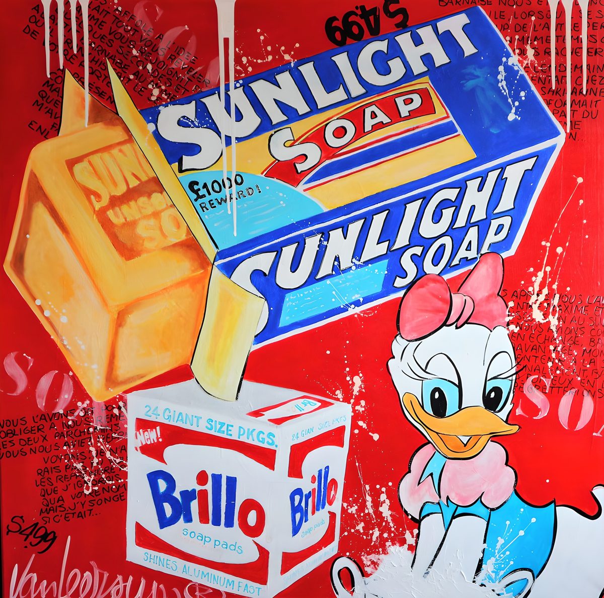 Kleurrijke reclame: Sunlight en Brillo