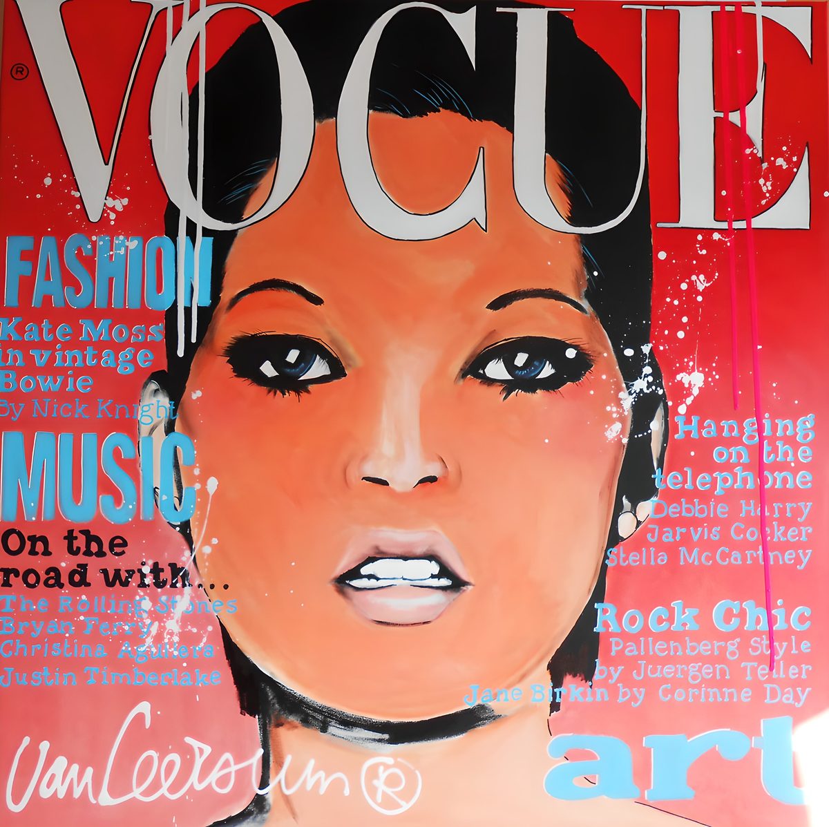 Kunstzinnige Vogue Cover