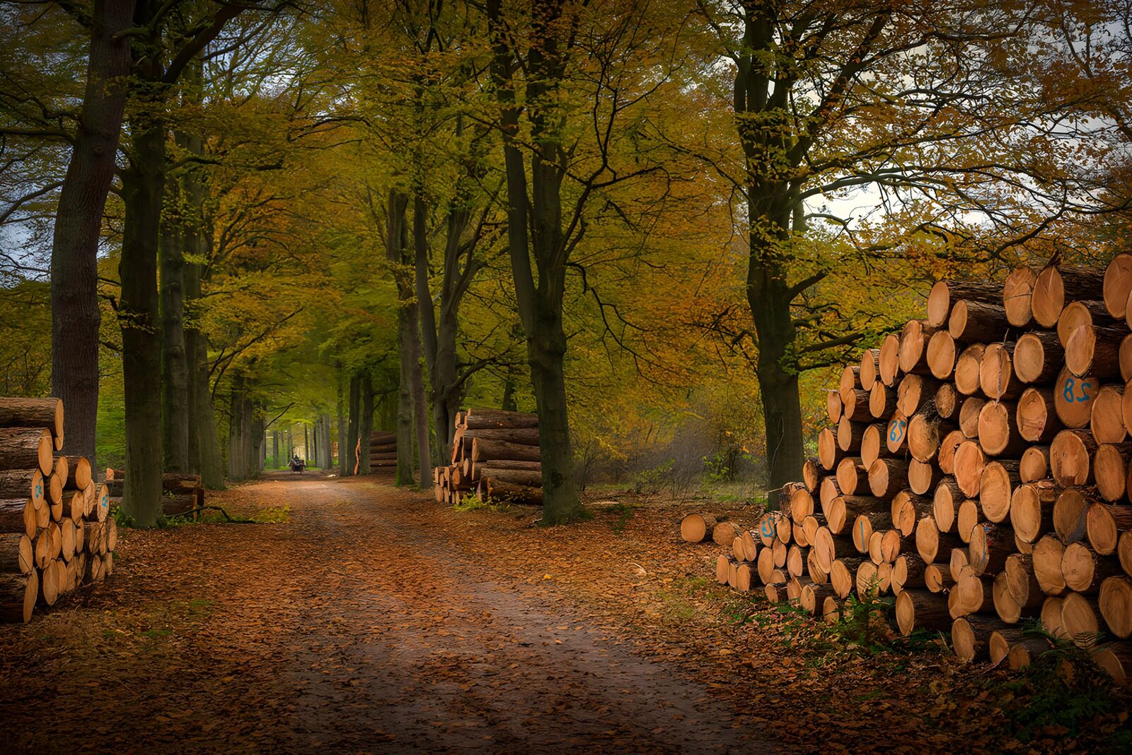 TP21728: Herfstwandeling tussen de bomen