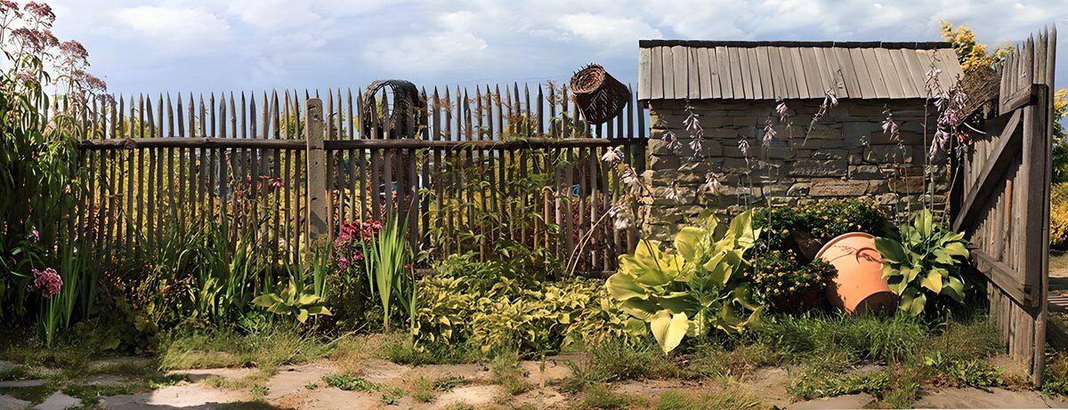 TP23574: Rustige Tuin met Hekwerk