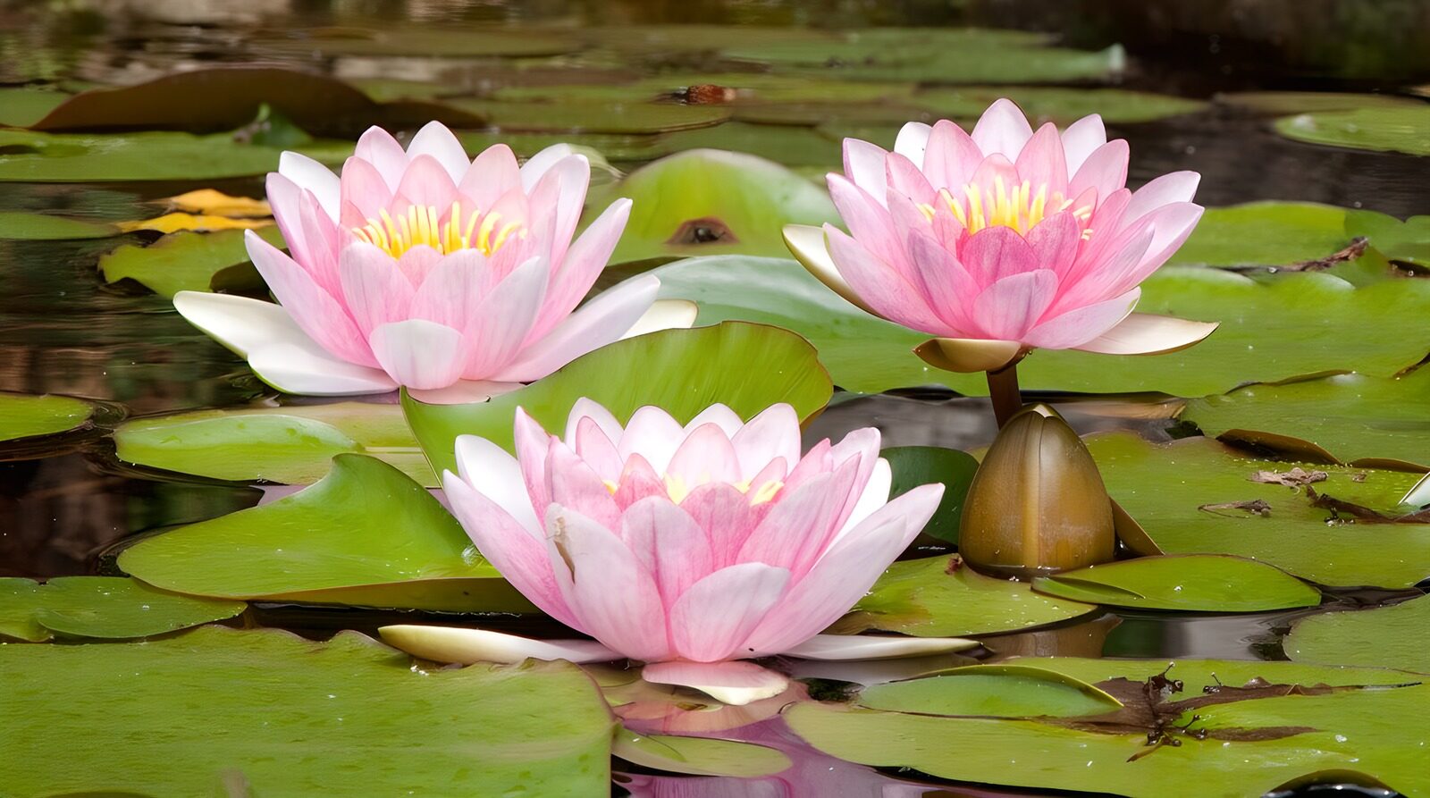 TP79817: De drie roze lelies