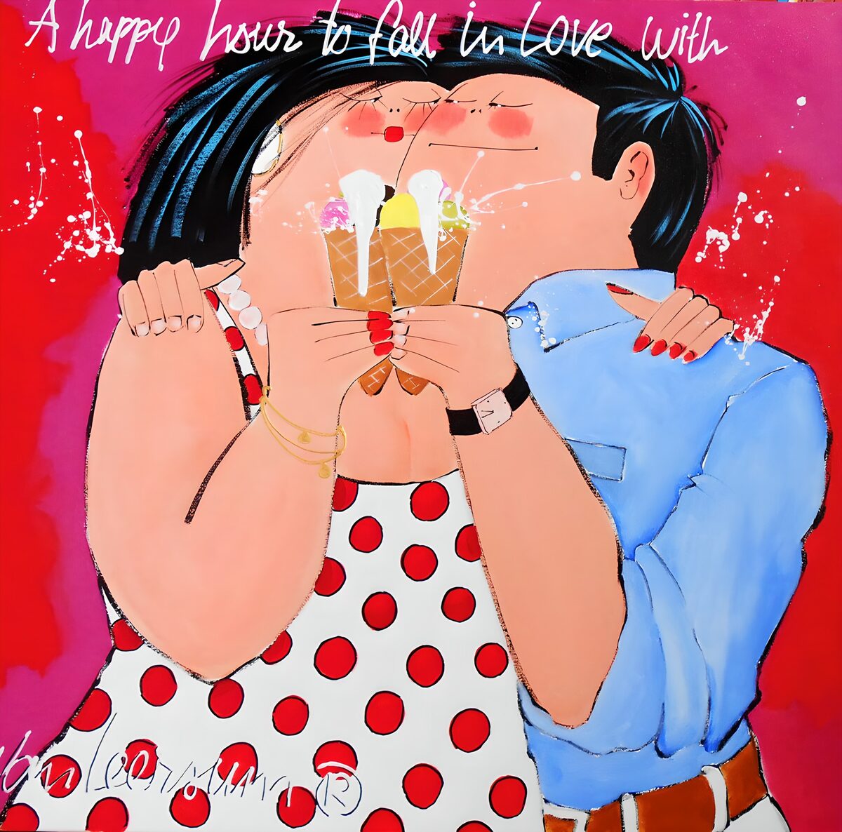 Liefdevolle momenten met ijsjes