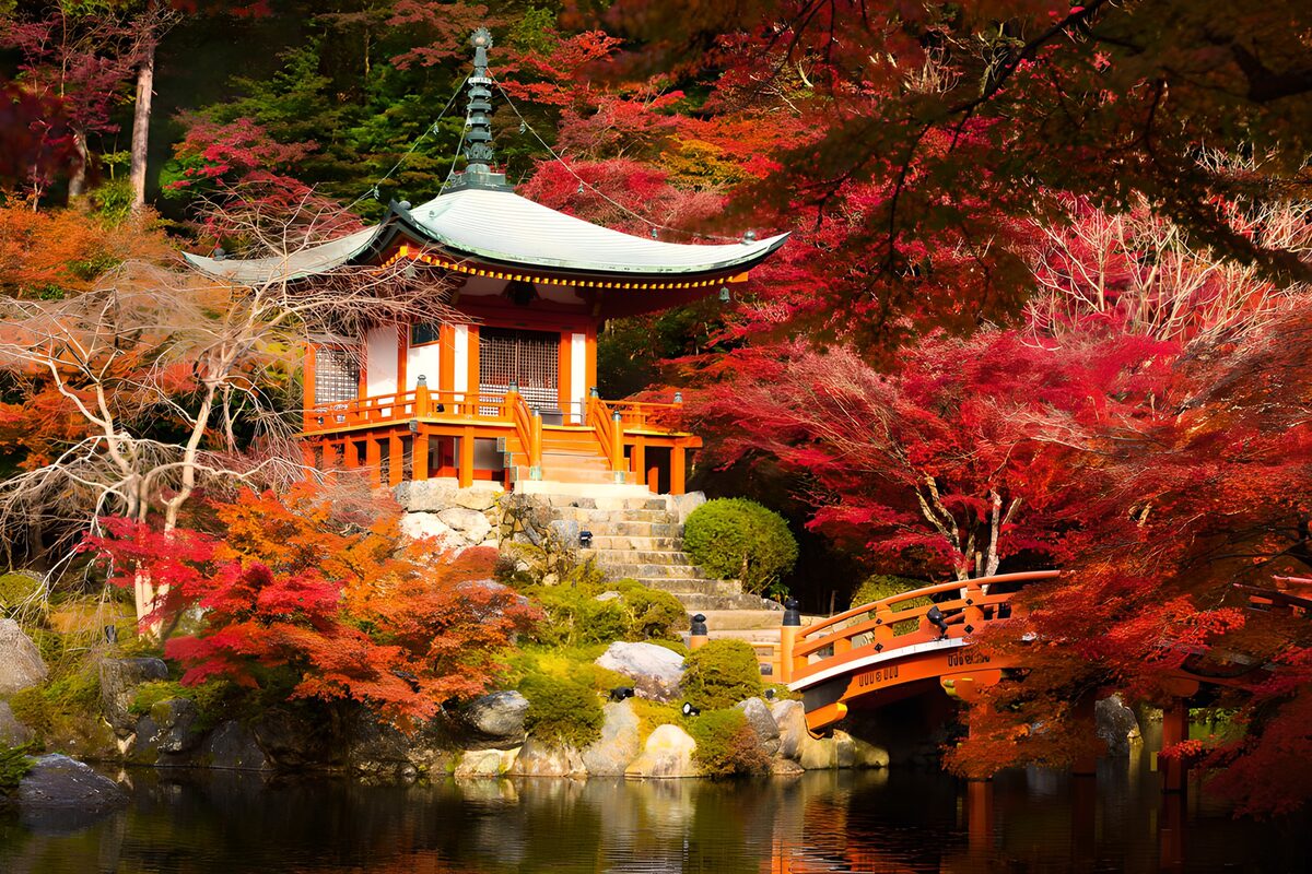 Authenthieke huisje in Japanse tuin