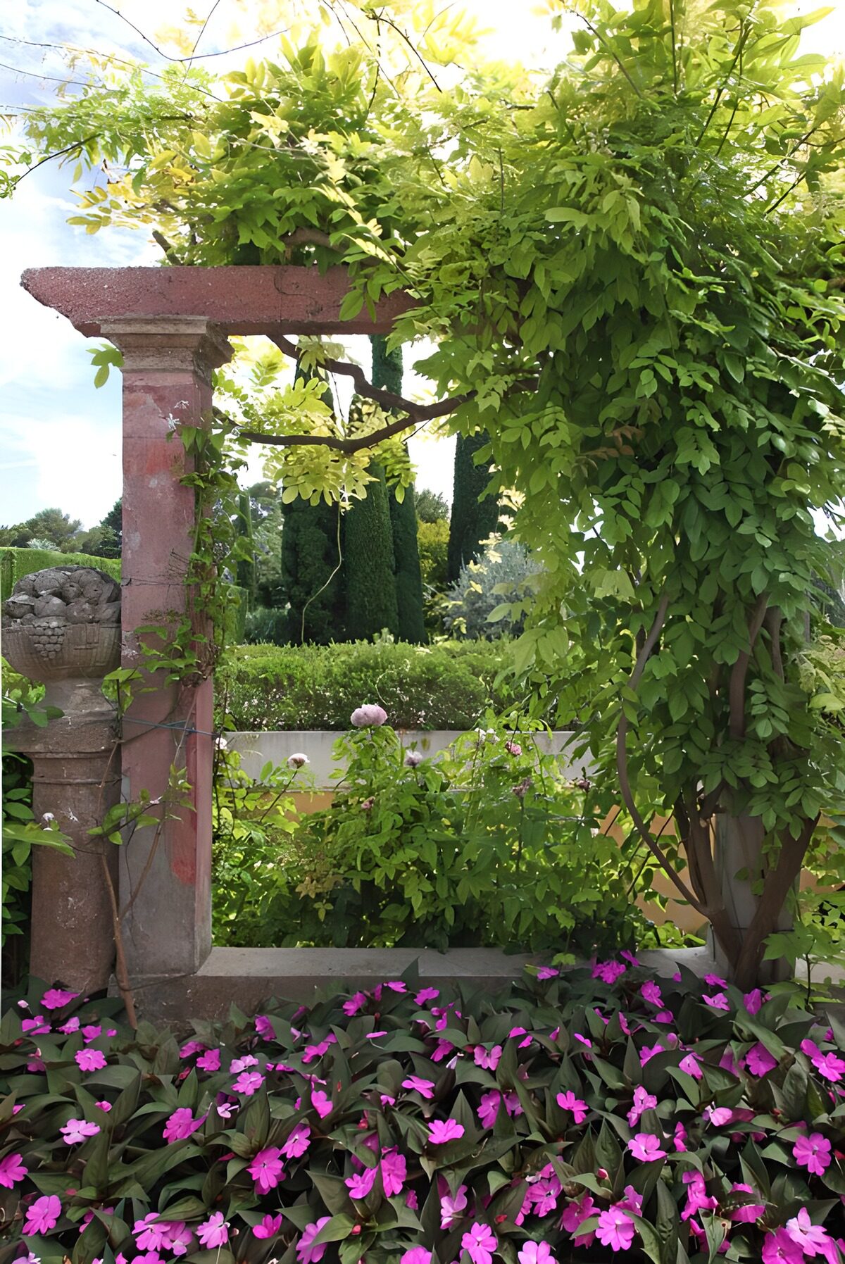 TP23293: Prachtige Tuin met Bloeiende Planten